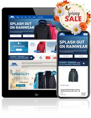 Custom eBay store design with listing template